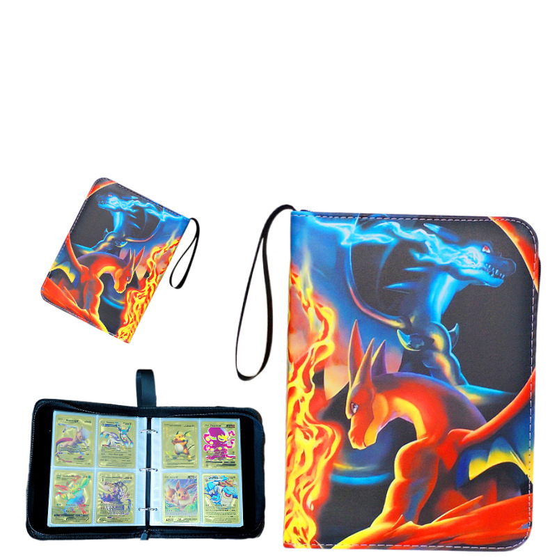 Pokemon Binder Card - 400Pcs Card Album Binder Photocard PU
