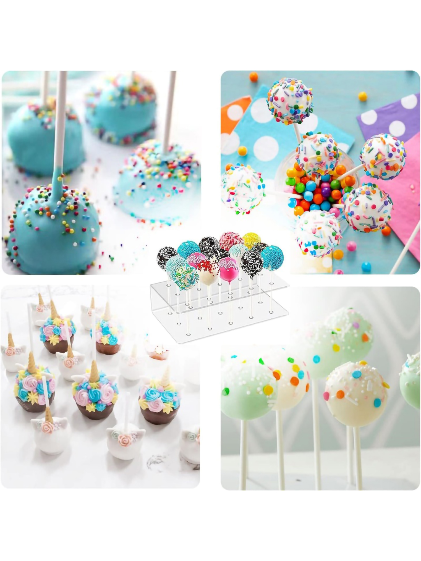 1PC 15 Hole Cake Pop Stand Can – обзор и цена Pop Display Shelf