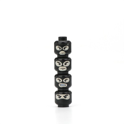 MOC City Face Heads Mini Actio – обзор и цена Lego Minifigure Holder