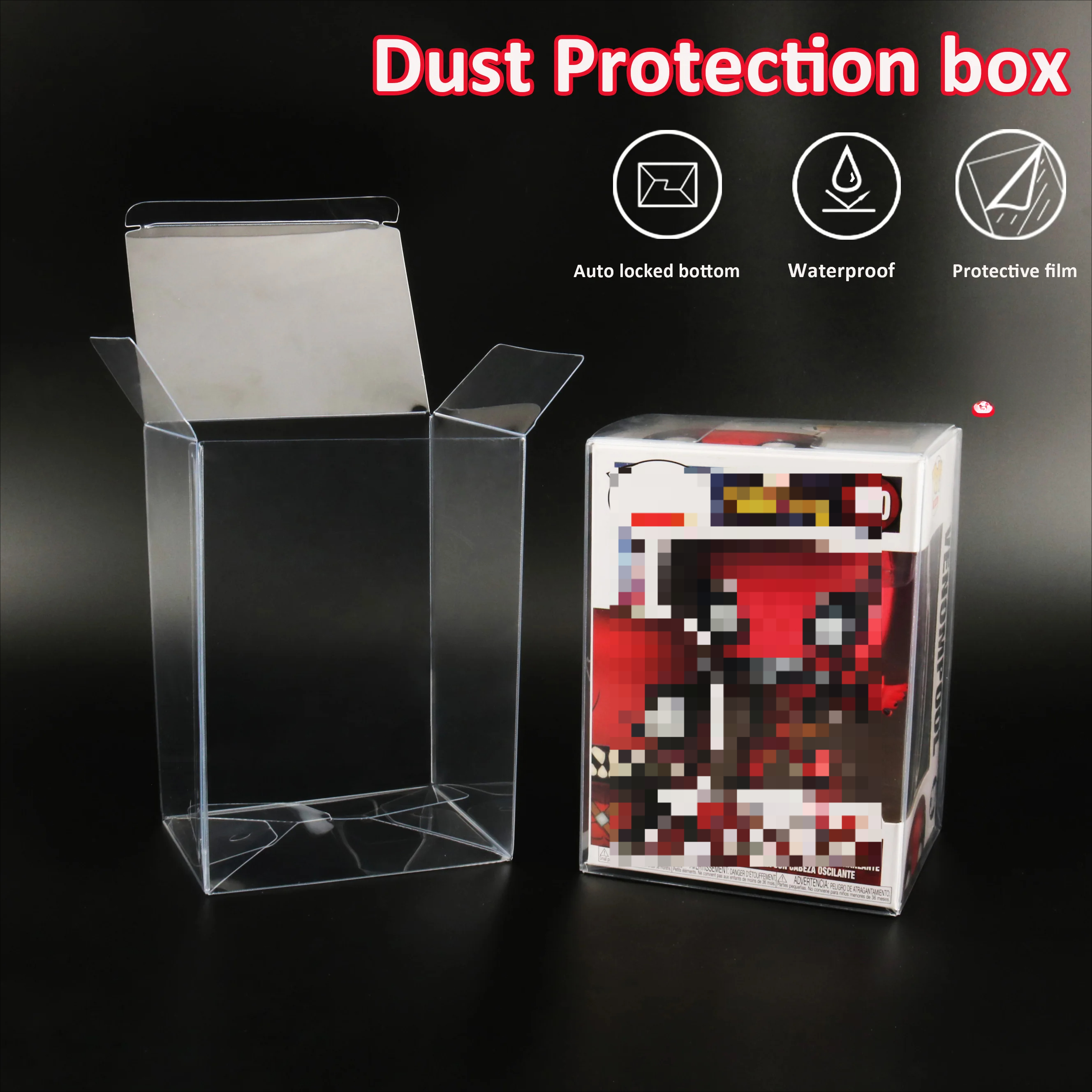 10/20pcs Transparent Protector – обзор и цена Funko Pop Protector