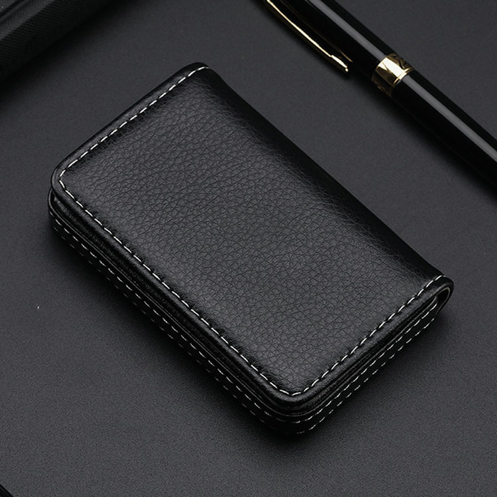 Sized Stitched PU Leather Cred – обзор и цена Card Top Loader