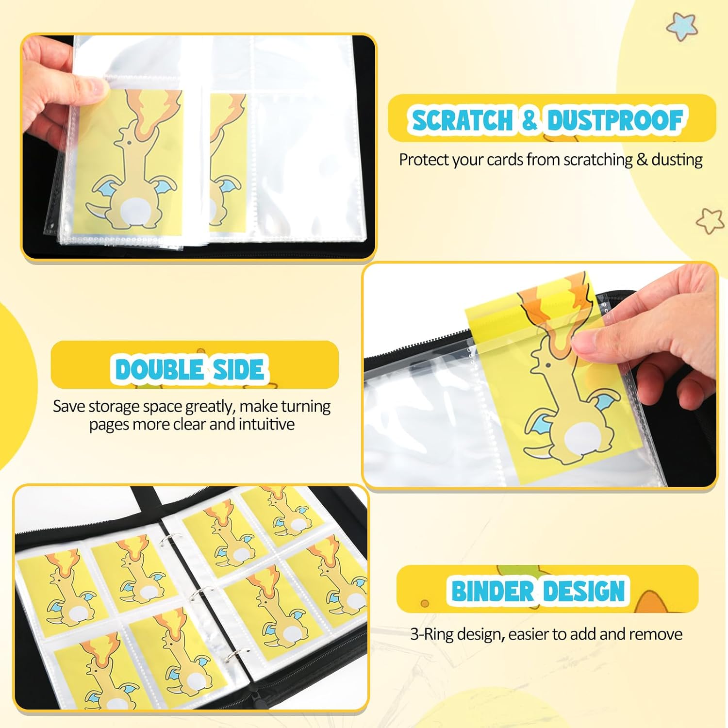 400 Pockets Trading Card Binde – обзор и цена Trading Card Binder