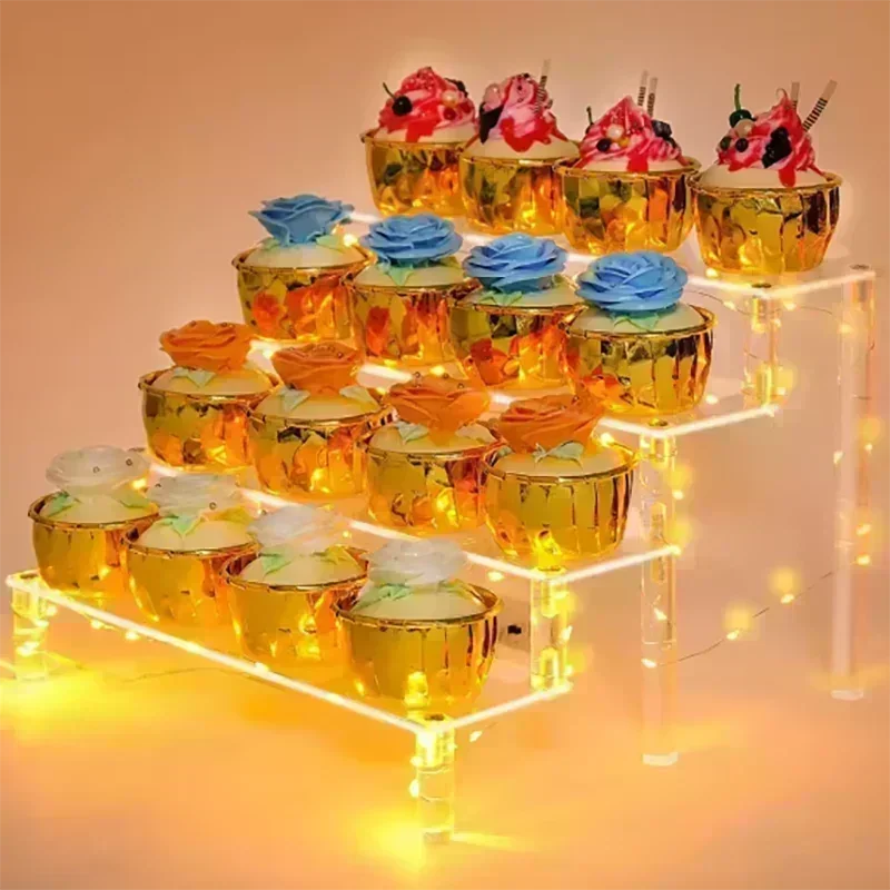1-4 Tier Acrylic Display Stand – обзор и цена Pop Display Shelf