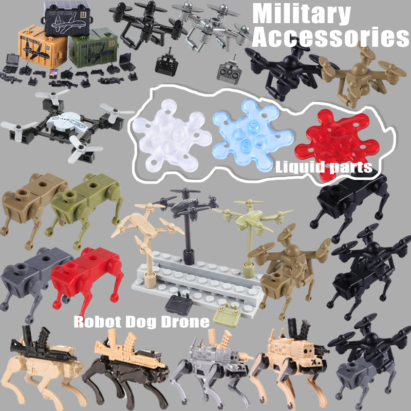 WW2 Military Accessories UAV R – обзор и цена Lego Minifigure Holder