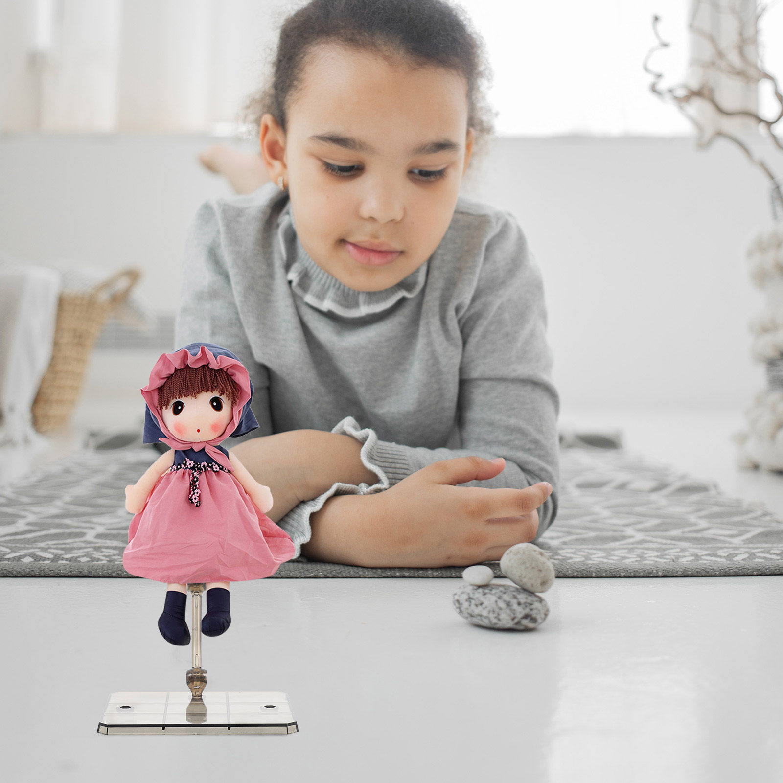 3Pcs Adjustable Plastic Action – обзор и цена Action Figure Stand