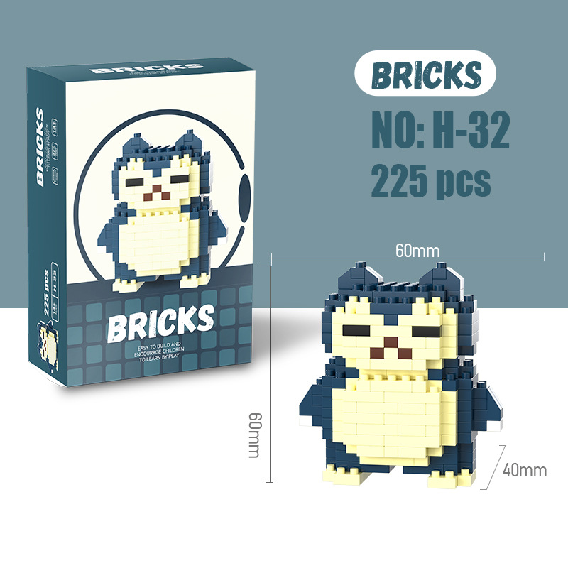 Pokemon Micro Building Blocks  – обзор и цена Building Block Mini