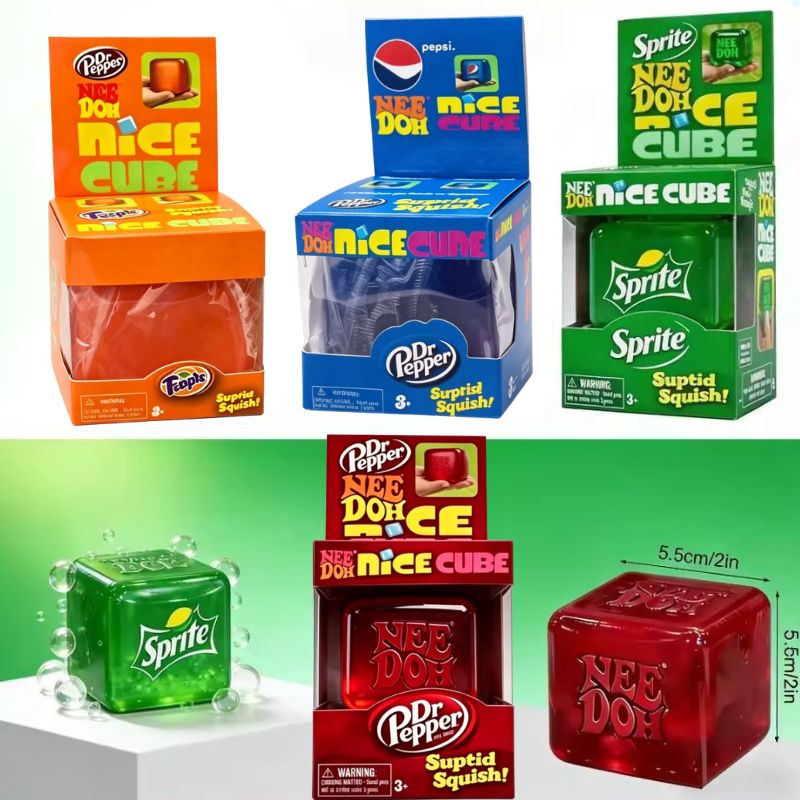 .Dr Pepper x NeeDoh Nice Cube  – обзор и цена Fidget Cube Original