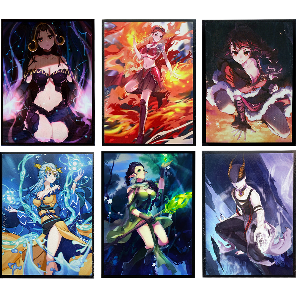 50PCS 66x91mm Art Character Ca – обзор и цена Card Penny Sleeve
