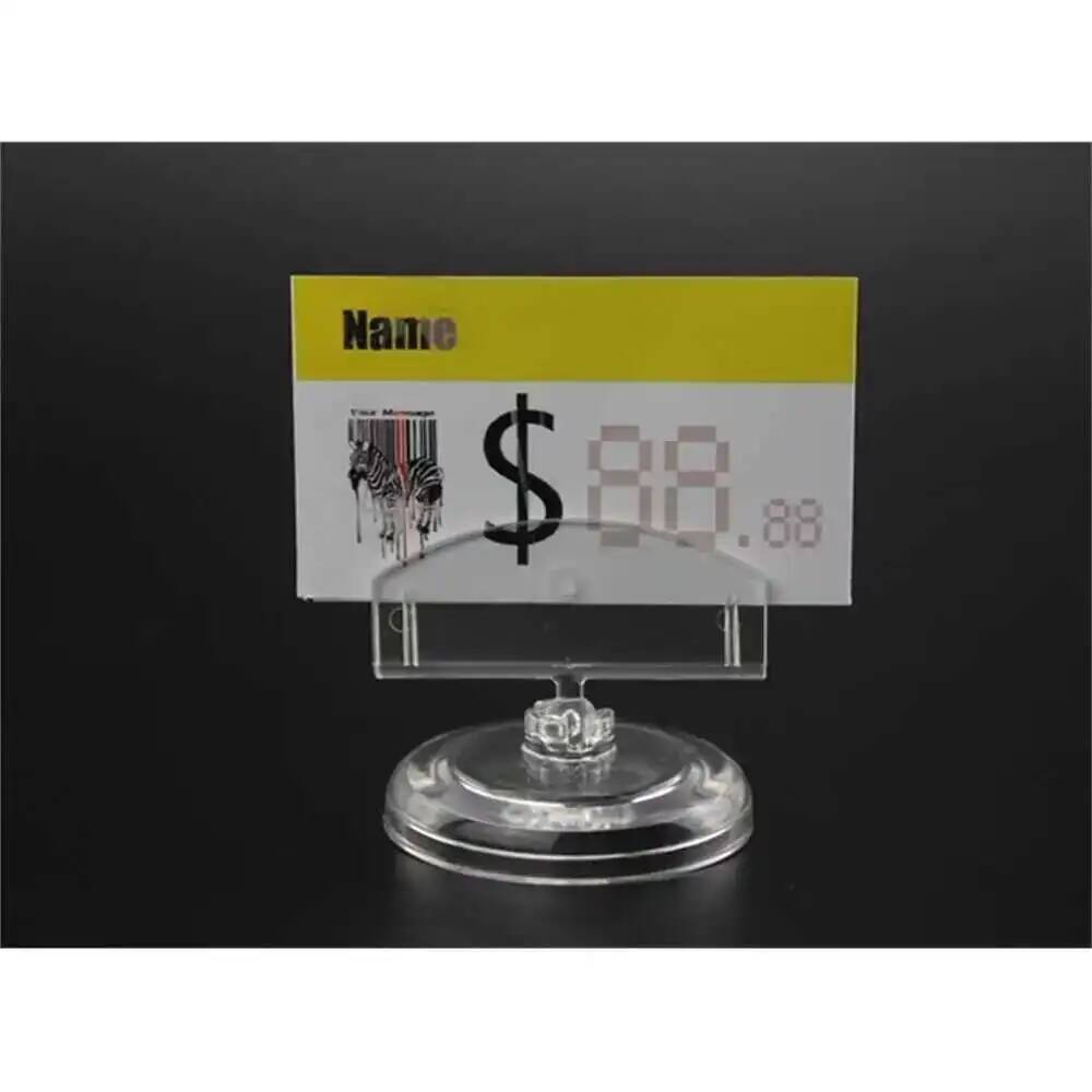 Small Card Holder Stand Clear  – обзор и цена Pop Display Shelf
