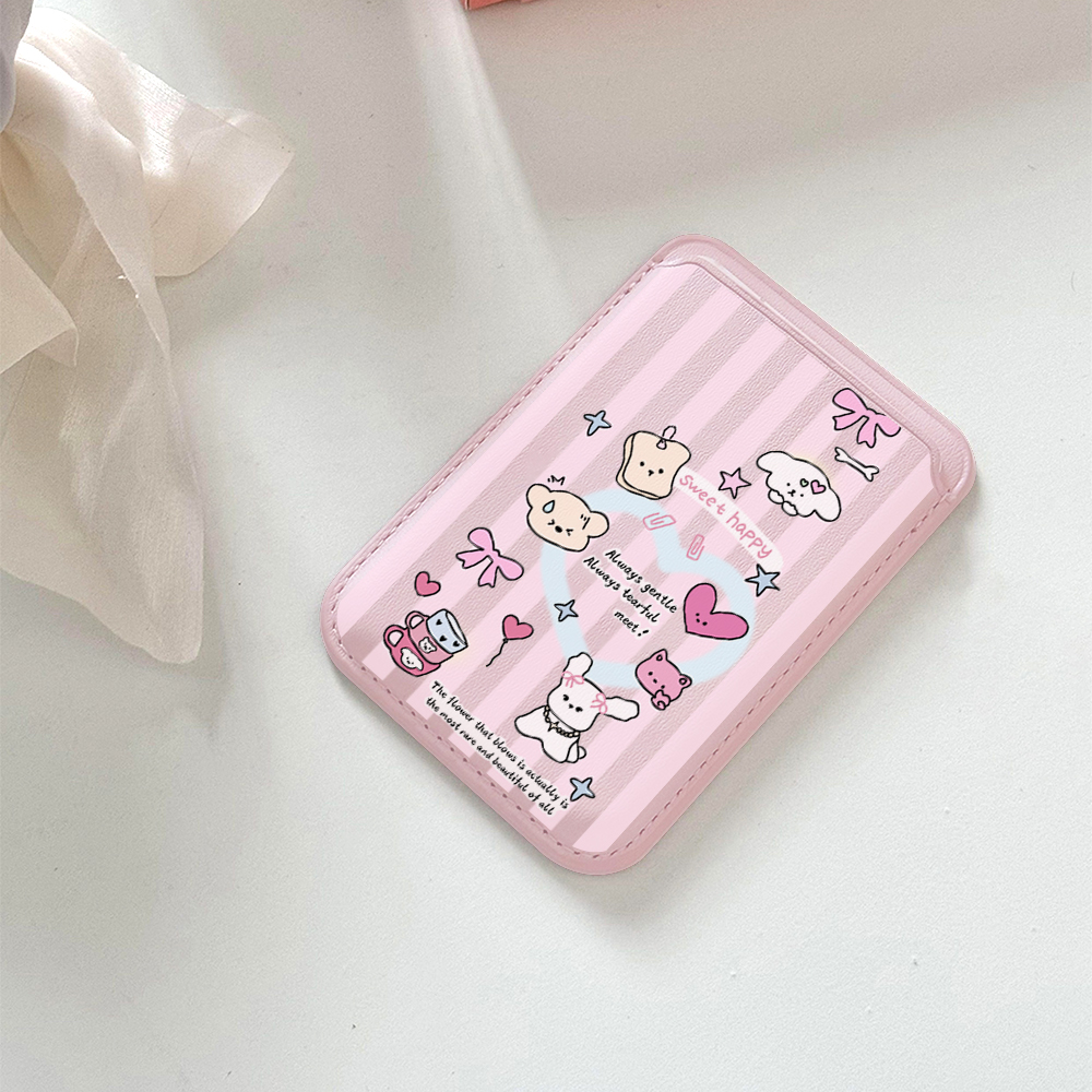 Cute Girly Sketch Style Leathe – обзор и цена Card Top Loader