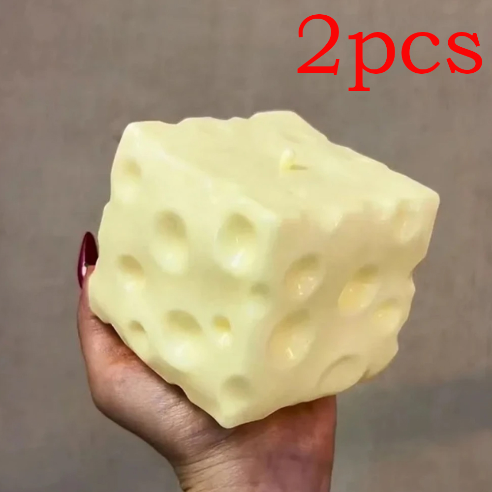 ◑Jumbo Cheese Cube Stress Ball – обзор и цена Fidget Cube Original