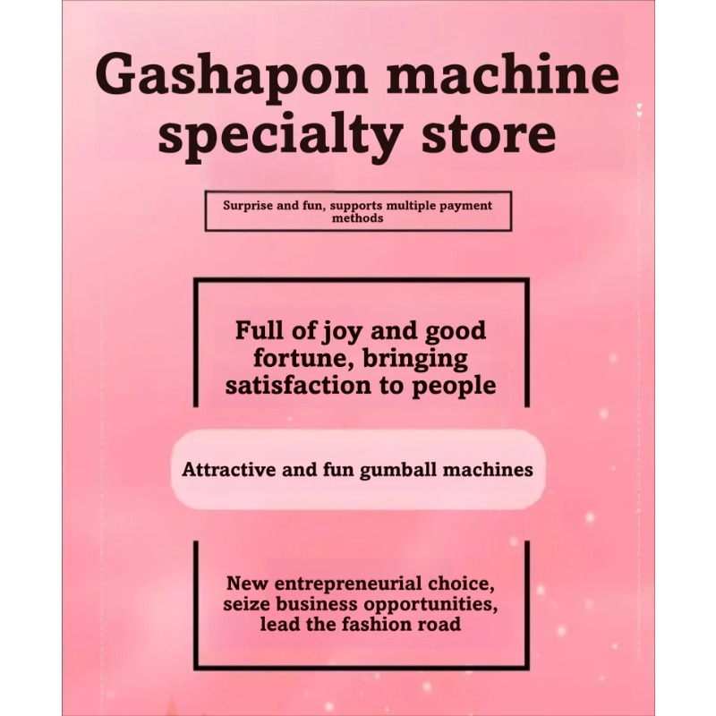 Commercial Large Gashapon Caps – обзор и цена Capsule Toy Gashapon