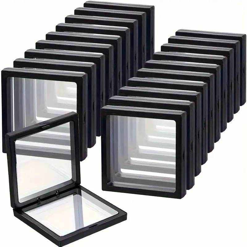 20Pcs Clearview 3D Floating Di – обзор и цена Display Case Acrylic