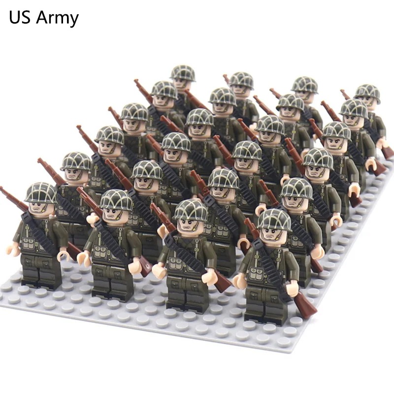 World War II military soldier  – обзор и цена Building Block Mini