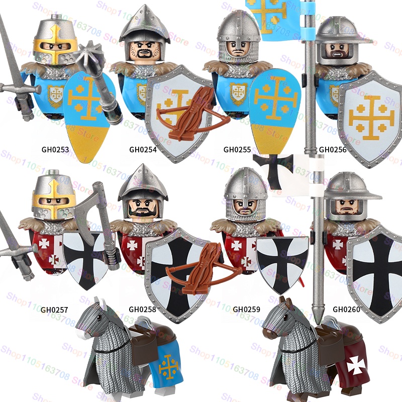 G0128 Moc Medieval Roman Centu – обзор и цена Lego Minifigure Holder