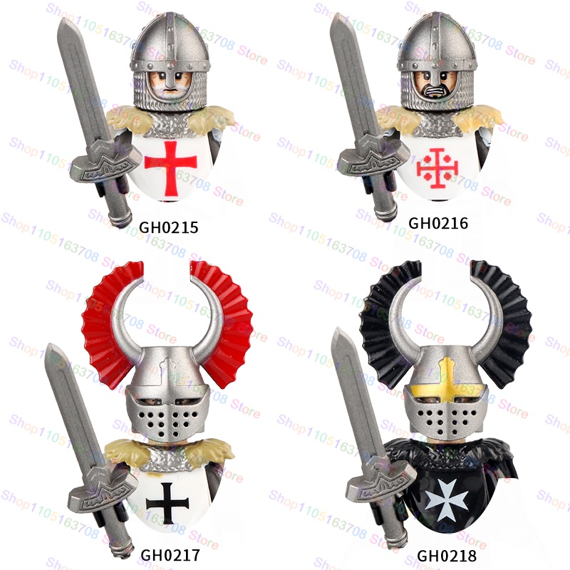 G0128 Moc Medieval Roman Centu – обзор и цена Lego Minifigure Holder