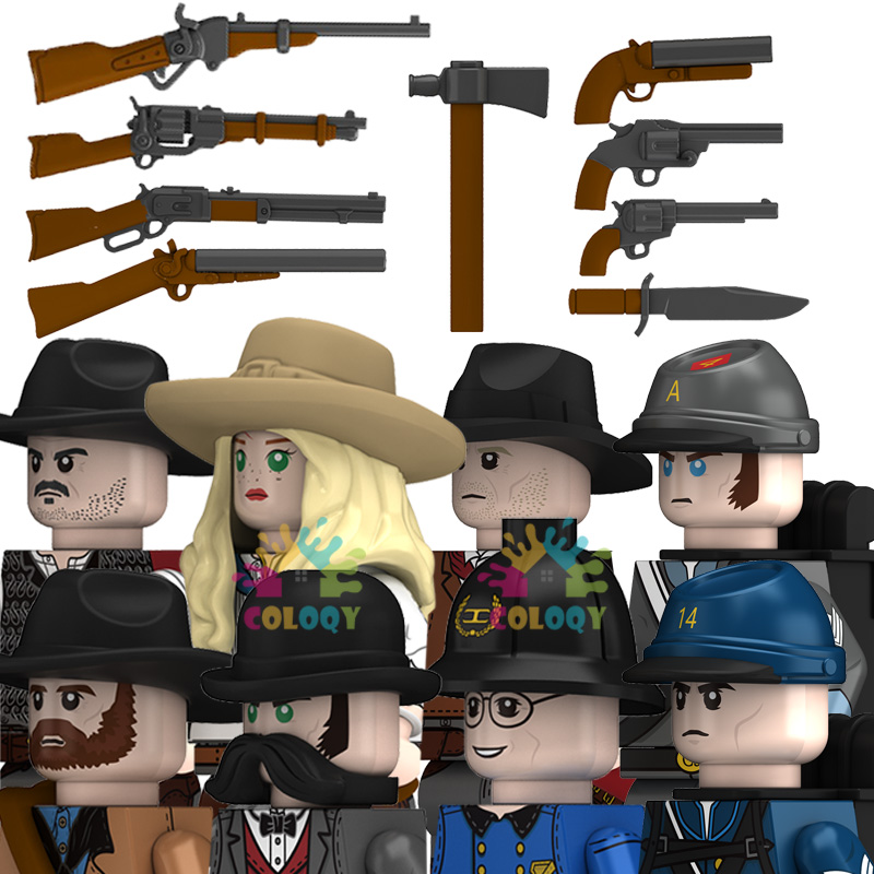 Kids Toys Cowboy Building Bloc – обзор и цена Lego Minifigure Holder