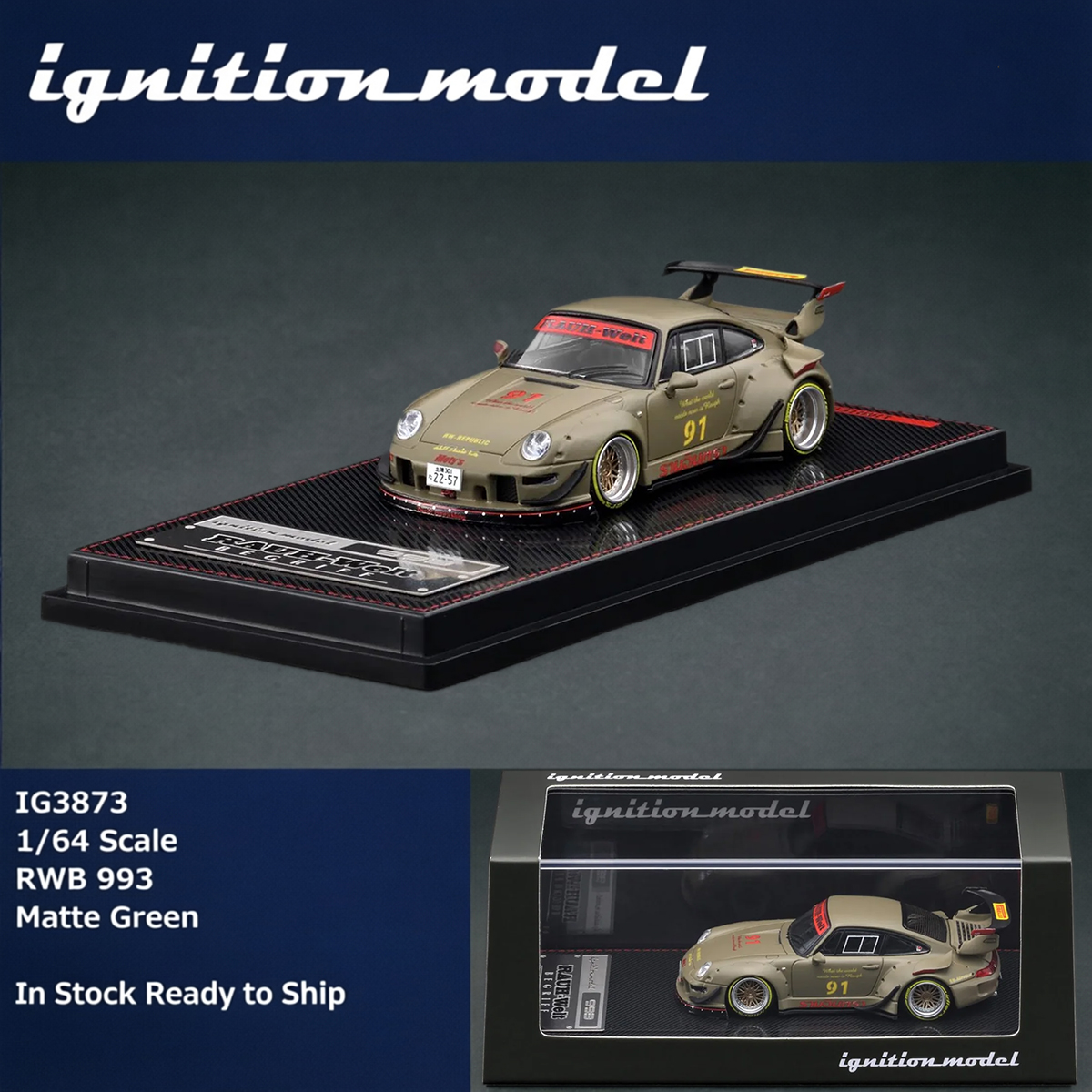Ignition Model IG3873 1:64 Por – обзор и цена Die Cast Car 1 64