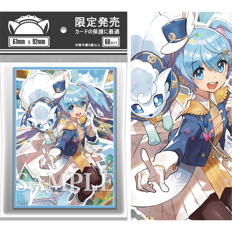60Pcs/set Hatsune Miku Vulpix  – обзор и цена Card Penny Sleeve