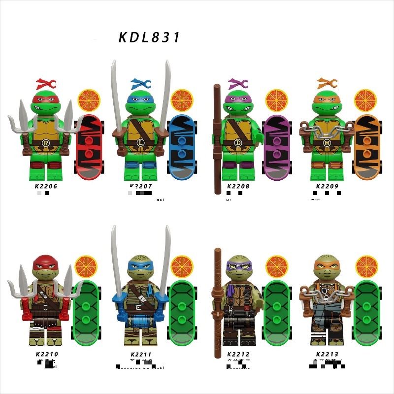 KDL831 cartoon series Teenage  – обзор и цена Building Block Mini