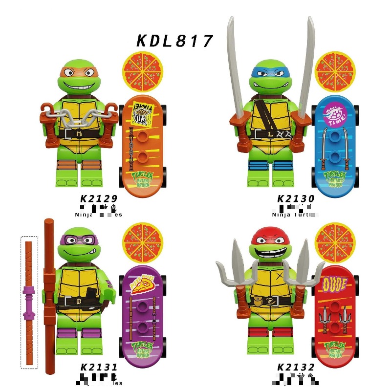 KDL831 cartoon series Teenage  – обзор и цена Building Block Mini