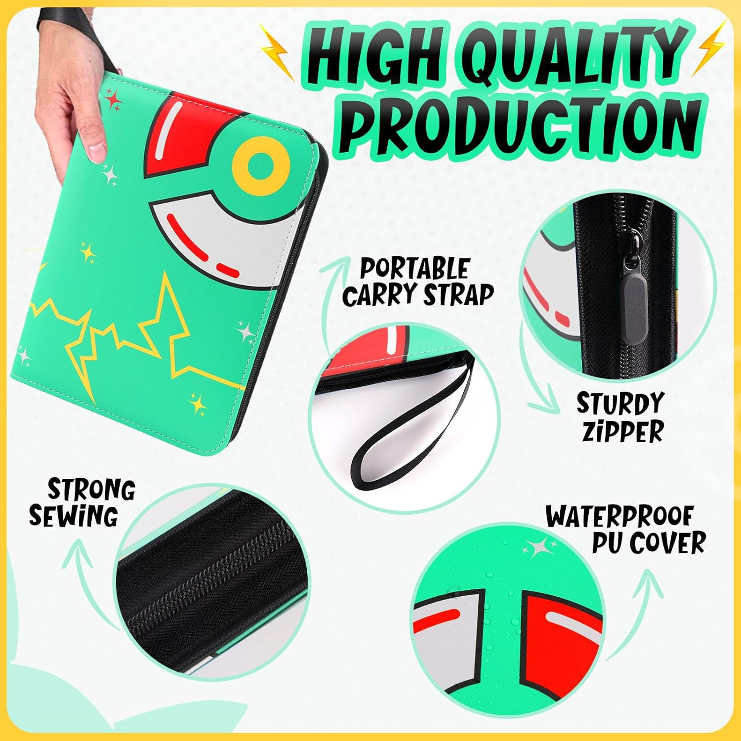 400 Pockets Card Binder with 5 – обзор и цена Trading Card Binder