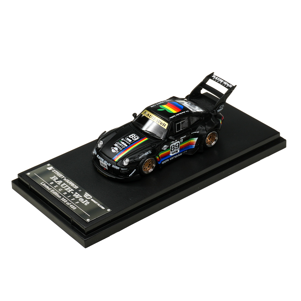 SW In Stock 1:64 RWB 993 Black – обзор и цена Die Cast Car 1 64