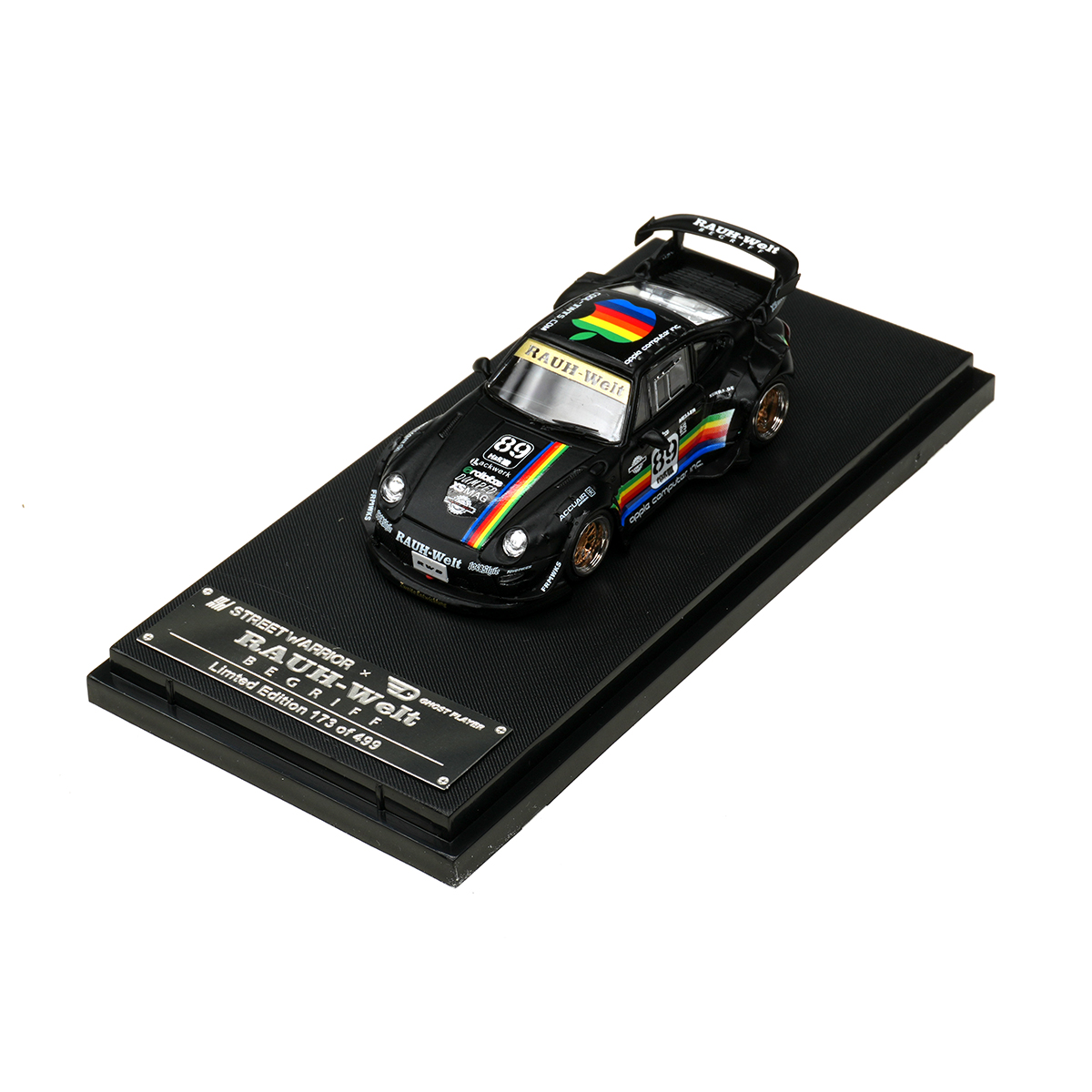 SW In Stock 1:64 RWB 993 Black – обзор и цена Die Cast Car 1 64