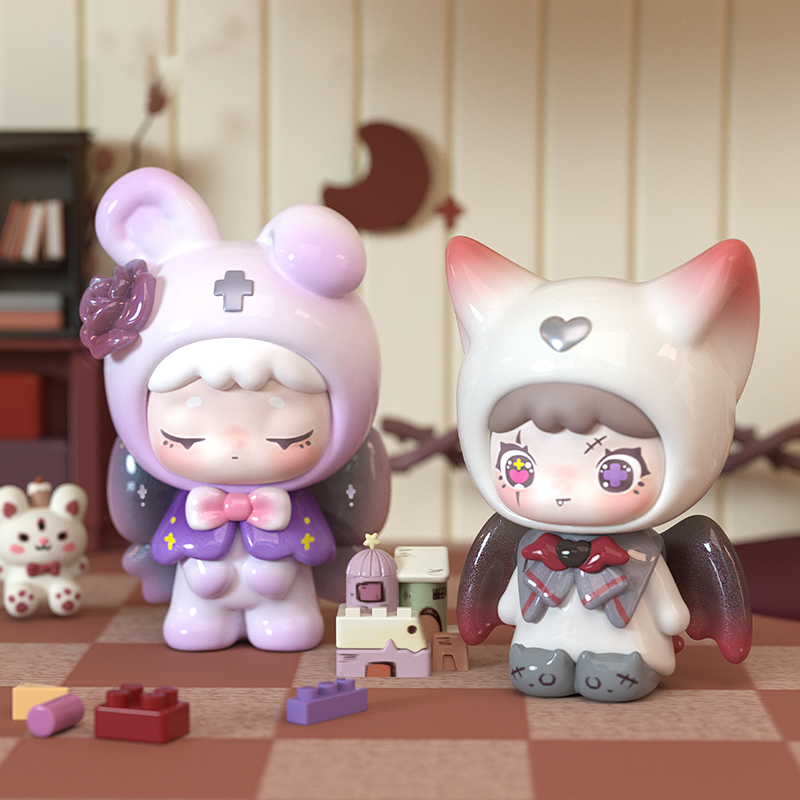 Qubii Blind Box Day Night Autu – обзор и цена Vinyl Figure Blank