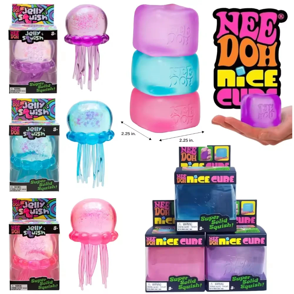 Trending Nee Doh Jellyfish & C – обзор и цена Fidget Cube Original